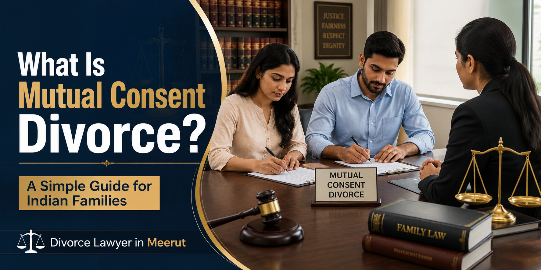 What Is Mutual Consent Divorce? Complete Legal Guide by a Family Lawyer in Meerut